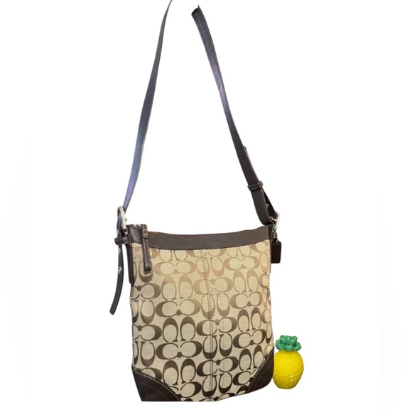 Coach Handbags - Coach Slim Duffle Convertible Purse with Leather Trim (2008)